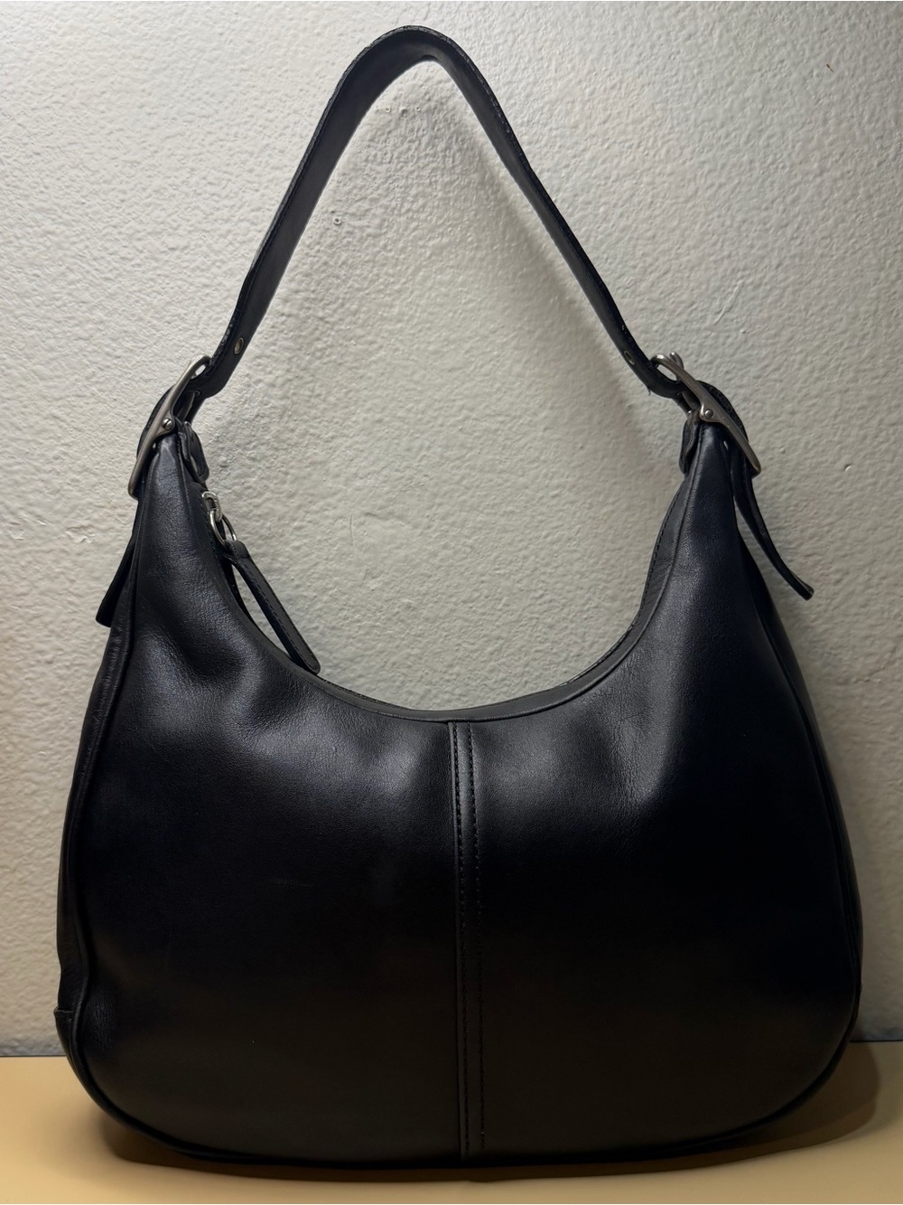 Coach Legacy West Zoe Hobo Bag Black Glove Tanned Leather Style 9342 Y2K